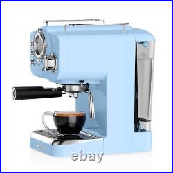 Swan Retro Blue Pump Espresso Coffee Machine