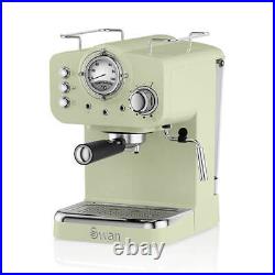 Swan Retro Green Pump Espresso Coffee Machine
