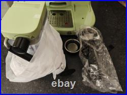 Swan Retro Semi-Automated Espresso Coffee Machine Blue, 15 BAR, Milk Frother