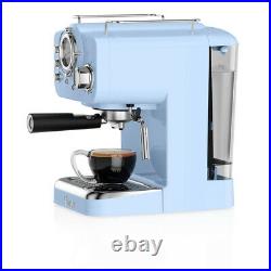 Swan SK22110BLN Retro Espresso Coffee Machine in Blue Brand new