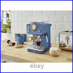 Swan SK22110BLUN Nordic Espresso Coffee Machine in Blue Brand new