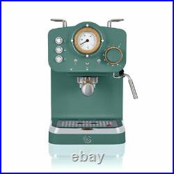 Swan SK22110GREN Pump Espresso Coffee Machine in Green Brand new