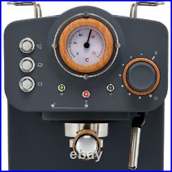 Swan SK22110GRYN Nordic Espresso Coffee Machine 15 bar Grey