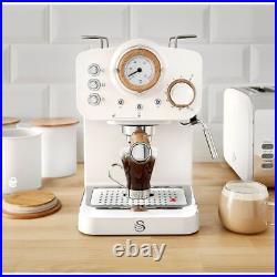 Swan SK22110WHTN Nordic Espresso Coffee Machine 15 bar White