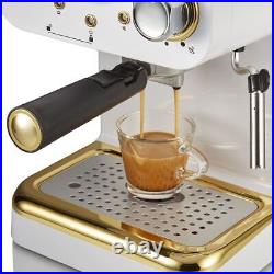 Swan SK22112WHTN Gatsby Pump Espresso Coffee Machine