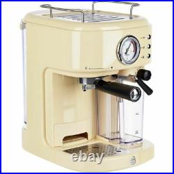 Swan SK22150CN Retro Espresso Coffee Machine Cream New from AO