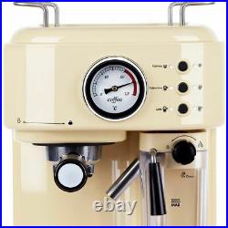 Swan SK22150CN Retro Espresso Coffee Machine Cream New from AO