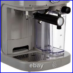 Swan SK22150GRN Retro Espresso Coffee Machine Grey