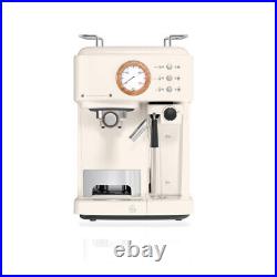 Swan SK22150WHTN Semi Auto Coffee Machine in White Brand new