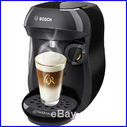 Tassimo by Bosch TAS1007GB Happy Pod Coffee Machine 1400 Watt Black / Cream