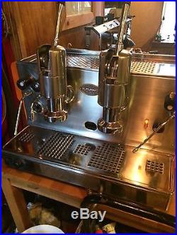 Traditional Commercial Espresso Coffee Machine Twin Lever Vintage Restored