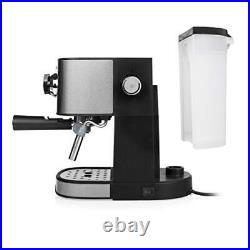 Tristar CM-2275BS Espresso Coffee Machine, 15 Bar Pressure, Milk Frother