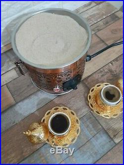 Turkish Copper Sand Maker, Sand Heater Coffee Machine, Arabic, Espresso (Small)