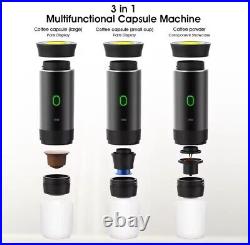 Turkish Portable Coffee Machine and Milk Steamer Latte Cappuccino Maker White