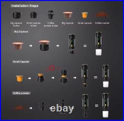 Turkish Portable Coffee Machine and Milk Steamer Latte Cappuccino Maker White