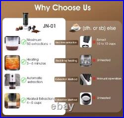 Turkish Portable Coffee Machine and Milk Steamer Latte Cappuccino Maker White