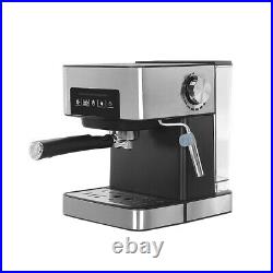 UK Plug Household Semi-automatic Espresso Coffee Machine 20 Bar Milk Foam Maker