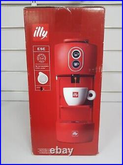 UK illy 44mm ESE Automatic Espresso Coffee Machine Red