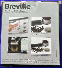 (Used once) Breville One-Touch CoffeeHouse Machine, Espresso, Cappuccino & Latte