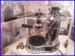 VINTAGE La Pavoni Professional PL-16 chrome espresso lever machine coffee