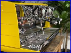 Victoria Arduino White Eagle 2 Group Yellow Espresso Coffee Machine