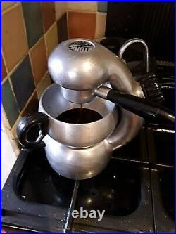 Vintage Atomic MCM Coffee Espresso Machine Brevetti Robbiati Italy Aluminium Fab