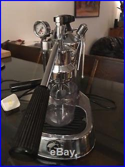 Vintage La Pavoni Europiccola Italian Coffee Espresso Machine Maker Chrome