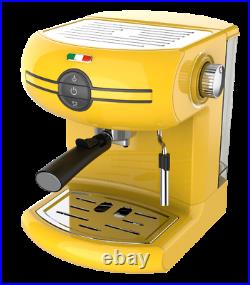 Vintage Traditional Pump Espresso Coffee Machine Manual Not Delonghi -Yellow