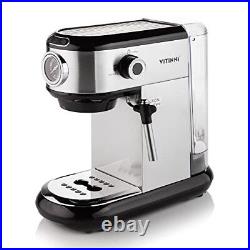 Vitinni Espresso Coffee Machine 15 Bar Barista Pump Milk Frother Steam Arm