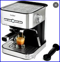 Vonshef coffee machine espresso silver Unused