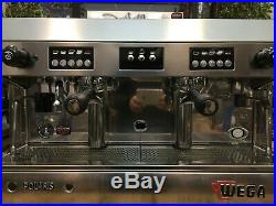 Wega Polaris 2 Group High Cup Chrome Espresso Coffee Machine Commercial Cafe