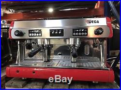 Wega Polaris 2 Group Red Espresso Coffee Machine Cafe Cheap Commercial Quality