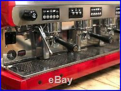 Wega Polaris 3 Group Red Espresso Coffee Machine Commercial Cafe Barista Cup