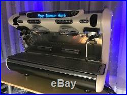 White Faema Emblema Commercial Espresso Coffee Machine