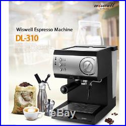 Wiswell Electric Semi Automatic Espresso Machine Coffee Maker Latte Cappuccino